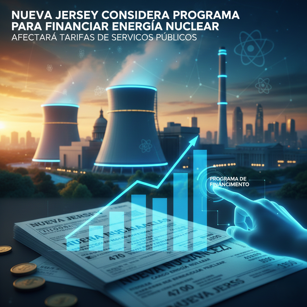 Nueva Jersey Considera un Programa para Financiar Energía Nuclear, lo que Podría Afectar las Tarifas de Servicios Públicos